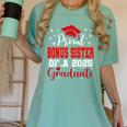 Super Proud Bonus Sister Of 2025 Graduate Graduation Family Women's Comfort Colors T-Shirt Chalky Mint