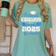 Super Proud GodGrandpa Of 2025 Graduate Graduation Family Women's Comfort Colors T-Shirt Chalky Mint