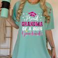 Super Proud Grandma Of 2025 Graduate Graduation Family Women's Comfort Colors T-Shirt Chalky Mint