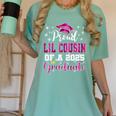 Super Proud Little Cousin Of 2025 Graduate Graduation Family Premium Tri-Blend Women's Comfort Colors T-Shirt Chalky Mint