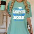 Super Proud Partner Of 2025 Graduate Graduation Family Women's Comfort Colors T-Shirt Chalky Mint