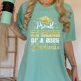 Super Proud Step Grandma Of 2025 Graduate Graduation Family Women's Comfort Colors T-Shirt Chalky Mint