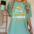 Super Proud Step Mom Of 2025 Graduate Graduation Family Women's Comfort Colors T-Shirt Chalky Mint