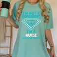 Superhero RN Nurse Shirt Graduation Women's Comfort Colors T-Shirt Chalky Mint