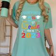 I Survived 5th Grade Graduation Class 2023 Elementary Women's Comfort Colors T-Shirt Chalky Mint