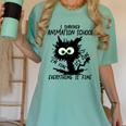 I Survived Animation School Graduation 2026 Women's Comfort Colors T-Shirt Chalky Mint