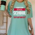 I Survived Catholic School Shirt Catholic Graduation Women's Comfort Colors T-Shirt Chalky Mint