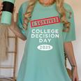 I Survived College Decision Day Graduation Class Of 25 Women's Comfort Colors T-Shirt Chalky Mint