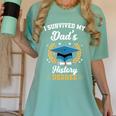 I Survived My Dad's History Degree Graduation Women's Comfort Colors T-Shirt Chalky Mint