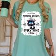 I Survived Nursing School Graduation 2025 Women's Comfort Colors T-Shirt Chalky Mint