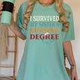I Survived My Sister's Nursing Degree Graduation Nurse Lover Women's Comfort Colors T-Shirt Chalky Mint
