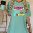 Sweet Happy Last Day Of 3rd Grade Kids Graduation T Women's Comfort Colors T-Shirt Chalky Mint