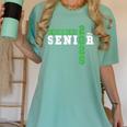 Swimming Senior Night Swim Senior 2026 Graduation 33 Women's Comfort Colors T-Shirt Chalky Mint