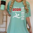 Swimming Team Senior Class Of 2025 Graduation 2025 Women's Comfort Colors T-Shirt Chalky Mint