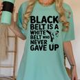 Taekwondo Belt Club Graduation Women's Comfort Colors T-Shirt Chalky Mint