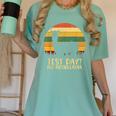 Test Day No Probllama Silhouette Teacher Student Graduation Women's Comfort Colors T-Shirt Chalky Mint