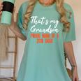 That's My Grandson 2018 Graduation Shirt For Grad Nanas Women's Comfort Colors T-Shirt Chalky Mint