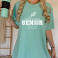 Track & Field Senior Dad 2025 Graduation Year Women's Comfort Colors T-Shirt Chalky Mint
