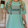 Track Senior Night Track Senior 2025 Graduation 60 Women's Comfort Colors T-Shirt Chalky Mint