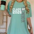 Women's Senior Class Of 2026 Graduation Year High School & College Women's Comfort Colors T-Shirt Chalky Mint