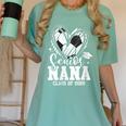 Women's Senior Nana Class Of 2026 Soccer Graduation Heart Women's Comfort Colors T-Shirt Chalky Mint