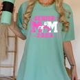 Wrestling Senior Mom Wrestling Senior 2026 Graduation Women's Comfort Colors T-Shirt Chalky Mint