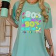 1980s 80's Baby 1990s 90's Made Me Birthday Nostalgia Vibes Women's Comfort Colors T-Shirt Violet