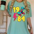 1984 Retro Raised In The 80s Old School Nostalgia Vibes Women's Comfort Colors T-Shirt Violet 1984 Retro Raised In The 80s Old School Nostalgia Vibes Women's Comfort Colors T-Shirt Violet