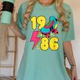 1986 Retro Raised In The 80s Old School Nostalgia Vibes Women's Comfort Colors T-Shirt Violet 1986 Retro Raised In The 80s Old School Nostalgia Vibes Women's Comfort Colors T-Shirt Violet