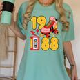 1988 Retro Raised On 80s Music Old School Nostalgia Punk Women's Comfort Colors T-Shirt Violet