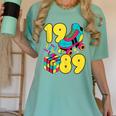 1989 Retro Raised In The 80s Old School Nostalgia Vibes Women's Comfort Colors T-Shirt Violet