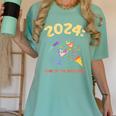 2024 Year Of The Introvert New Year Adventures Women's Comfort Colors T-Shirt Violet 2024 Year Of The Introvert New Year Adventures Women's Comfort Colors T-Shirt Violet
