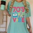 70s Retro Style Roller Skate Cassette Music Nostalgia Women's Comfort Colors T-Shirt Violet 70s Retro Style Roller Skate Cassette Music Nostalgia Women's Comfort Colors T-Shirt Violet