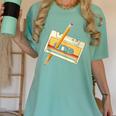 80's 90's Retro Music Party Costume Nostalgia Cassette Women's Comfort Colors T-Shirt Violet