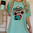 80s 90s Retro Party Costume Nostalgia Boombox Music Hip Hop Women's Comfort Colors T-Shirt Violet