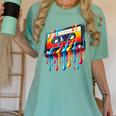 80s 90s Retro Party Costume Nostalgia Cassette Women's Comfort Colors T-Shirt Violet