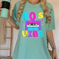80's Vibe Retro Style Cassette Tape Nostalgia 1980s Party Women's Comfort Colors T-Shirt Violet