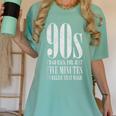 The 90s I'd Go Back For Five Minutes Nostalgia Quote Women's Comfort Colors T-Shirt Violet