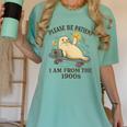 90s Manatee Humor Please Patient I'm From The 1900s Women's Comfort Colors T-Shirt Violet 90s Manatee Humor Please Patient I'm From The 1900s Women's Comfort Colors T-Shirt Violet