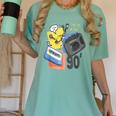 90s Retro Cassette And Walkman Nostalgia Graphic Tee Women's Comfort Colors T-Shirt Violet