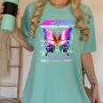 Active Memory Butterfly Women's Comfort Colors T-Shirt Violet Active Memory Butterfly Women's Comfort Colors T-Shirt Violet