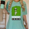 Alien Avoids Humans Sarcastic Introvert Humor Women's Comfort Colors T-Shirt Violet