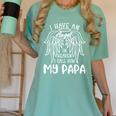 I Have An Angel In Heaven I Call Him My Papa Memorial Memory Women's Comfort Colors T-Shirt Violet