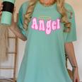 Angel Y2k Aesthetic 2000s Millennial Nostalgia Retro Pink Women's Comfort Colors T-Shirt Violet