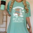 Anti-Social Book Club Reader Books & Coffee Dark Academia Premium Tri-Blend Women's Comfort Colors T-Shirt Violet Anti-Social Book Club Reader Books & Coffee Dark Academia Premium Tri-Blend Women's Comfort Colors T-Shirt Violet