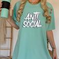 Anti Social Anti Social Club Introvert People Haters Women's Comfort Colors T-Shirt Violet