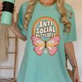 Anti-Social Introvert Butterfly Lover Women's Comfort Colors T-Shirt Violet