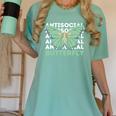 Anti-Social Introvert Butterfly Women's Comfort Colors T-Shirt Violet