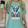 Antisocial Butterfly Tarot Card Introvert Women Stay Home Women's Comfort Colors T-Shirt Violet