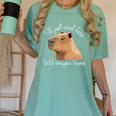 Antisocial Introvert Capybara Sarcastic Humor Women's Comfort Colors T-Shirt Violet
